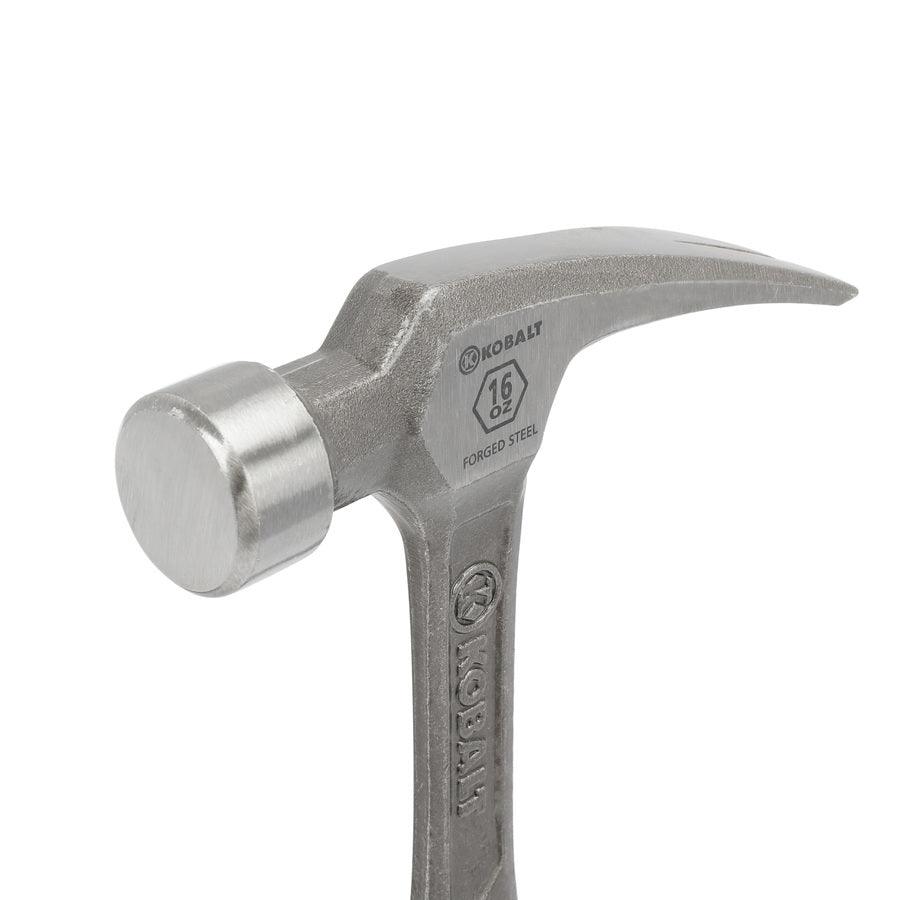Kobalt 16-oz Smooth Face Steel Head Steel Rip Claw Hammer