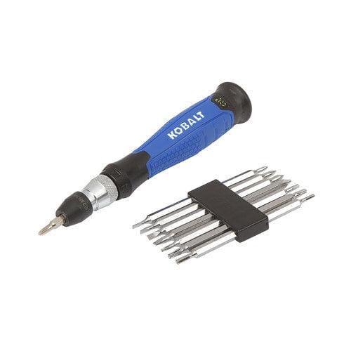 Kobalt Precision screwdriver 14-Piece Plastic Handle Multi-Bit Screwdriver Set