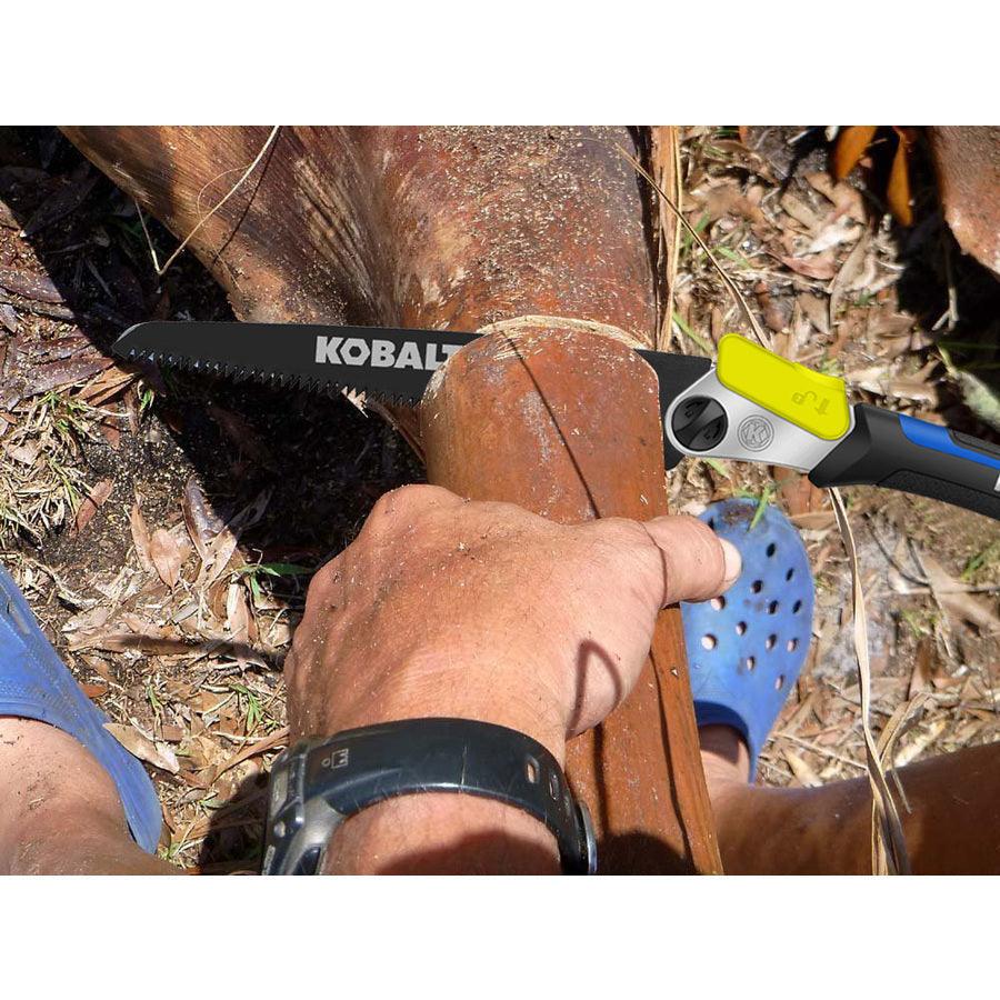 Kobalt 3-in-1 Folding Saw with Pouch 8-in Cross-Cutting Hand Saw