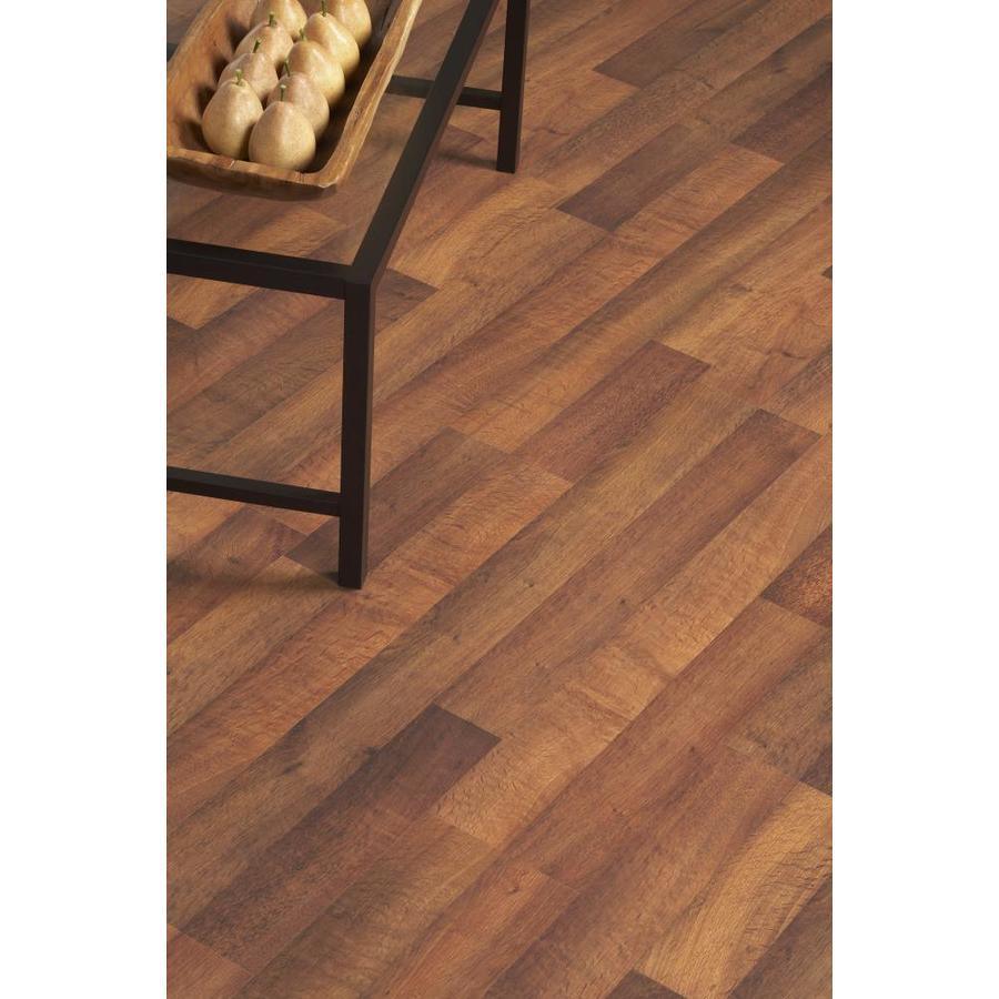 Style Selections Beringer Oak Embossed Wood Plank Laminate Flooring Sample