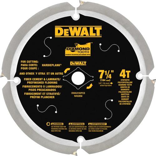 DEWALT 7-1/4-in 4-Tooth Diamond Circular Saw Blade
