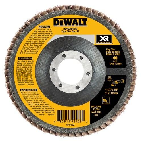 DEWALT XR Ceramic 4.5-in 40-Grit Grinding Wheel