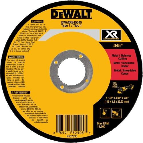 DEWALT XR Ceramic 4.5-in 60-Grit Grinding Wheel