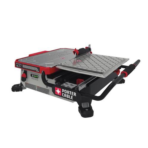 PORTER-CABLE 7-in 4-Amp Tabletop Sliding Table Tile Saw