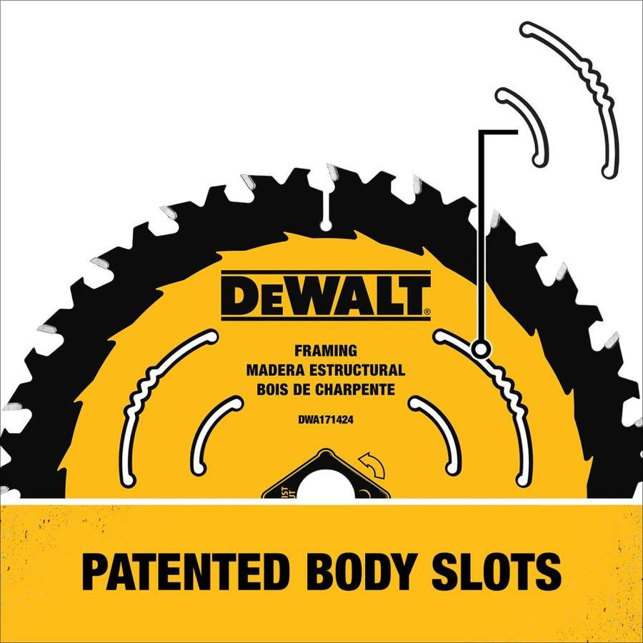 DEWALT 7-1/4-in 24-Tooth Tungsten Carbide-Tipped Steel Circular Saw Blade