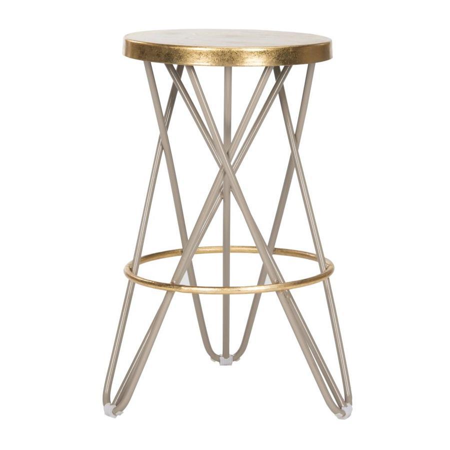 Safavieh Lorna Navy/Gold Counter Bar Stool