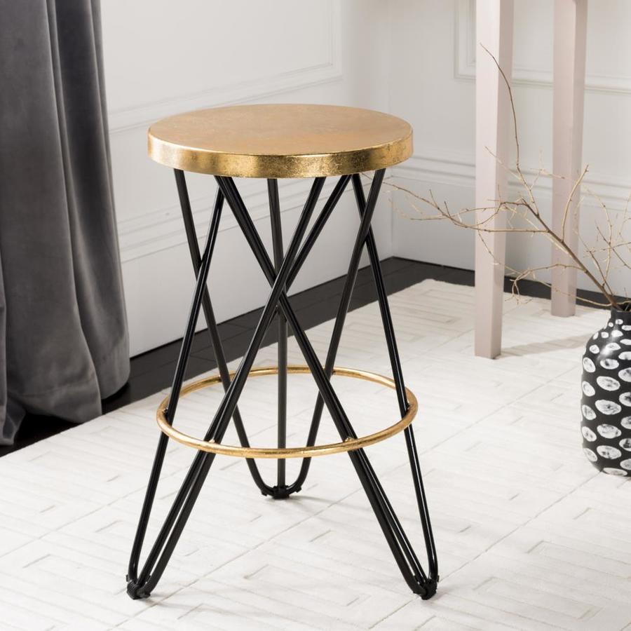 Safavieh Lorna Navy/Gold Counter Bar Stool