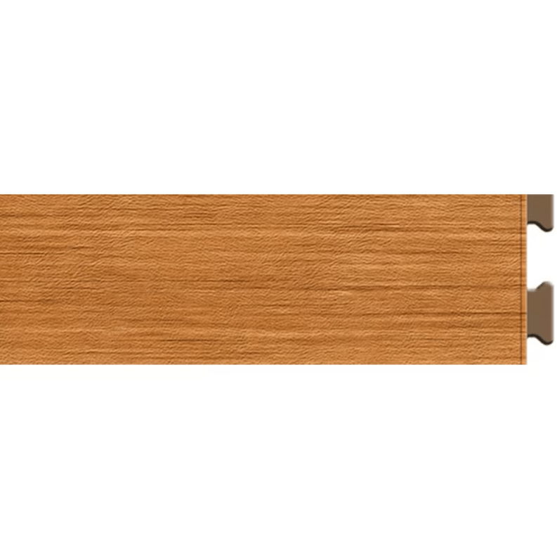 Perfection Floor Tile (Sample) Classic Wood Collection Maple/Satin Water Resistant Wood Look Interlocking Vinyl Tile