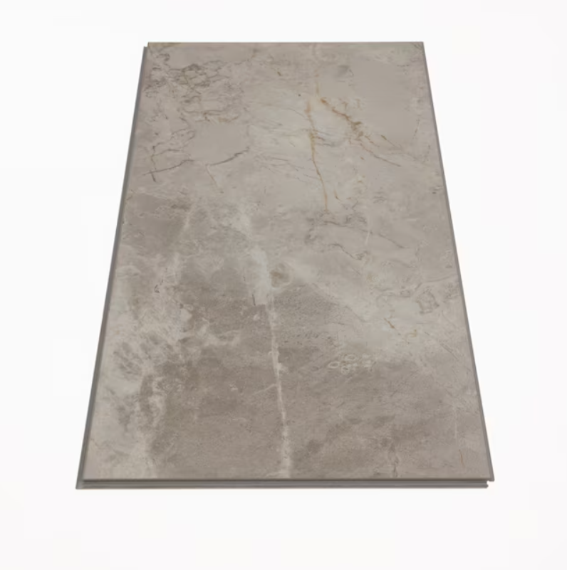 LVP - Andes Greystone 20-mil x 12-in W x 24-in L Waterproof Interlocking Luxury Vinyl Tile Flooring