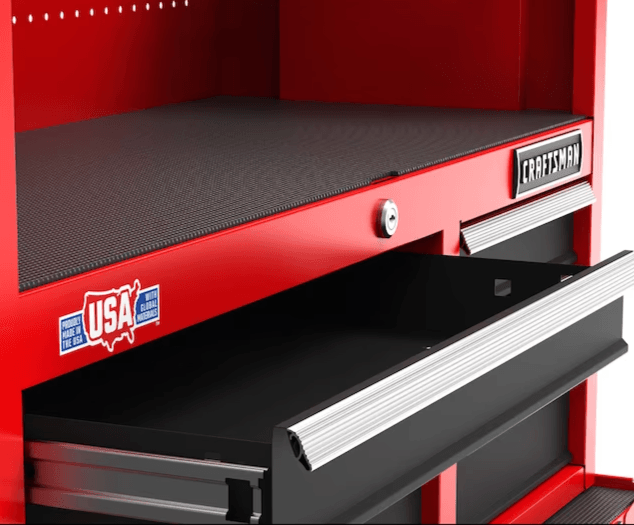 CRAFTSMAN 2000 Series 26.5-in W x 34-in H 5-Drawer Steel Rolling Tool Cabinet (Red)