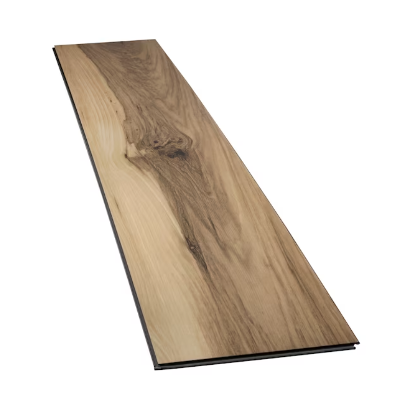 Style Selections (Sample) Jamestown Hickory Water Resistant Wood Look Interlocking Luxury Vinyl Plank