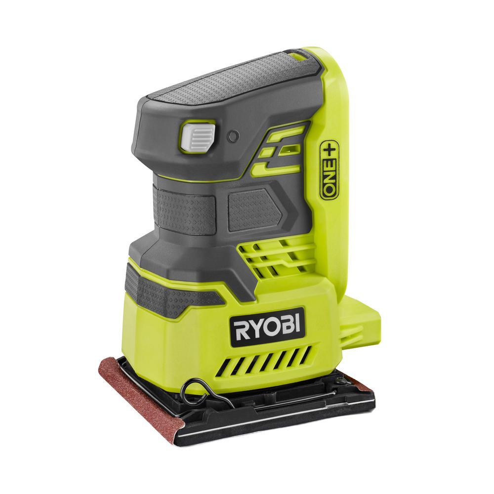 Ryobi 18-Volt ONE+ Cordless 1/4 in. Sheet Sander (Bare-Tool) with Dust Bag P440