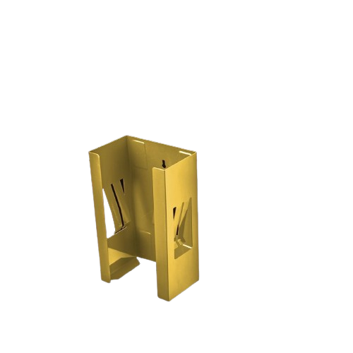 U.S. GENERAL Magnetic Glove/Tissue Dispenser, Yellow