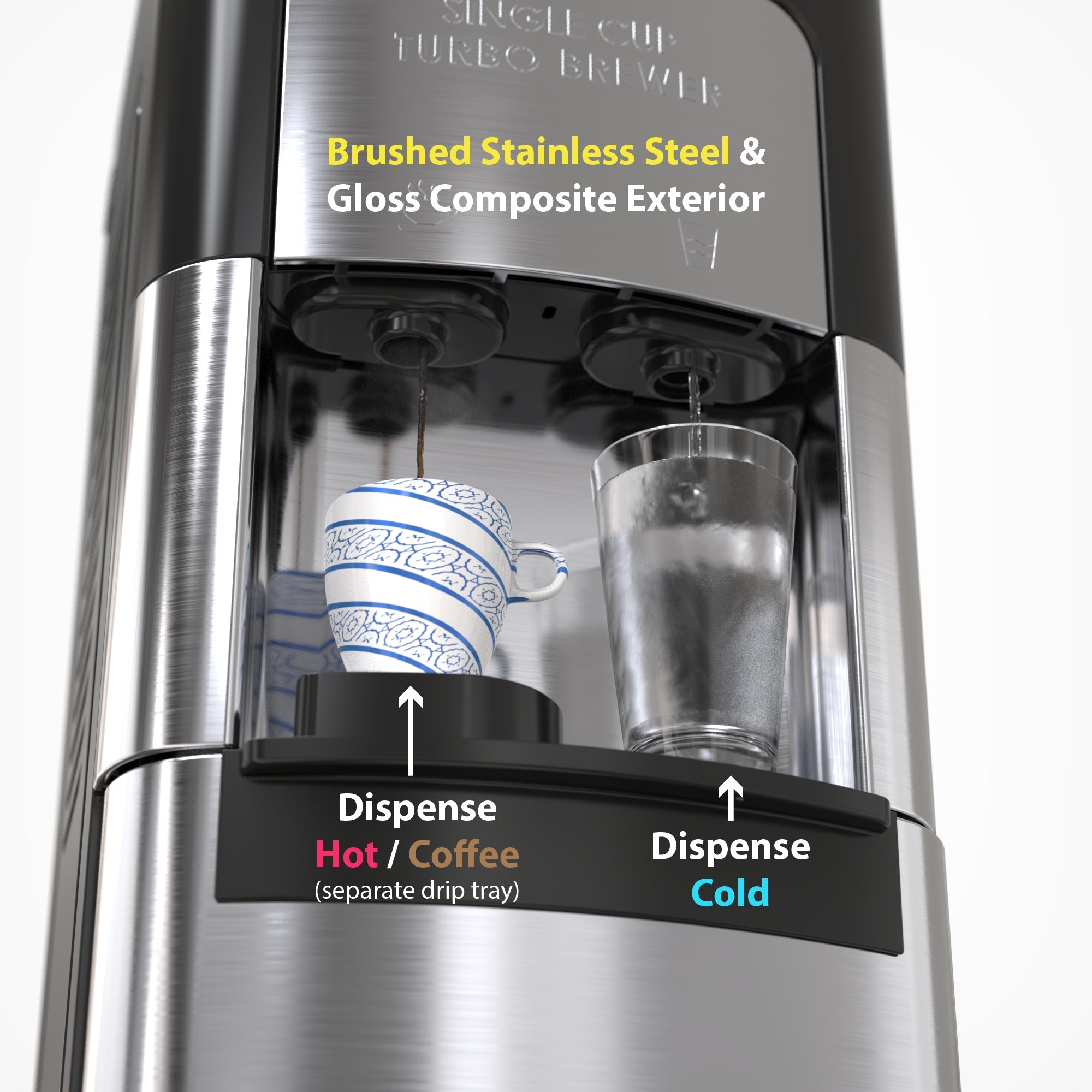 Drinkpod 3000 Elite Series - Coffee Plus Water Purification Cooler