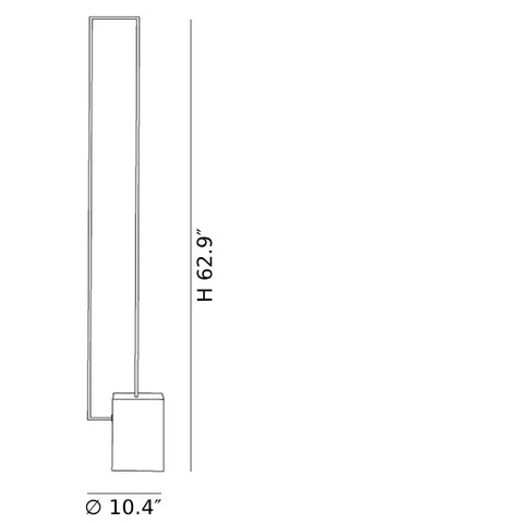 مصباح أرضي إيدج CAD