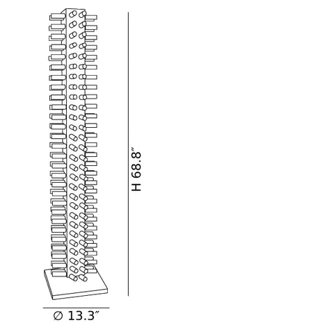مصباح أرضي لحامل الملفات CAD