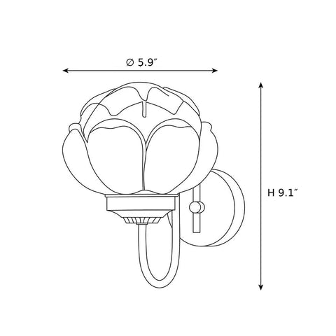 Applique Fleur de Lotus
