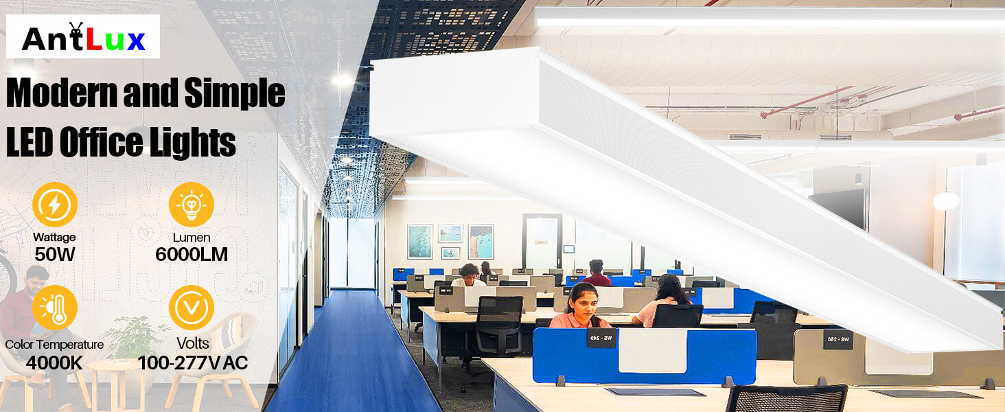 4ft led ceiling lights for office