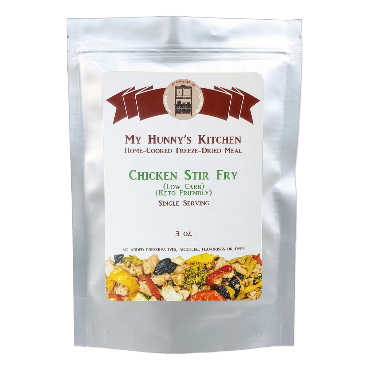 Chicken Stir Fry (Keto Friendly-Low Carb) - Freeze Dried Meal