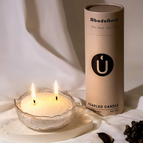 Pearled Candle How to Make: A Step-by-Step Guide from Abodeaura Store