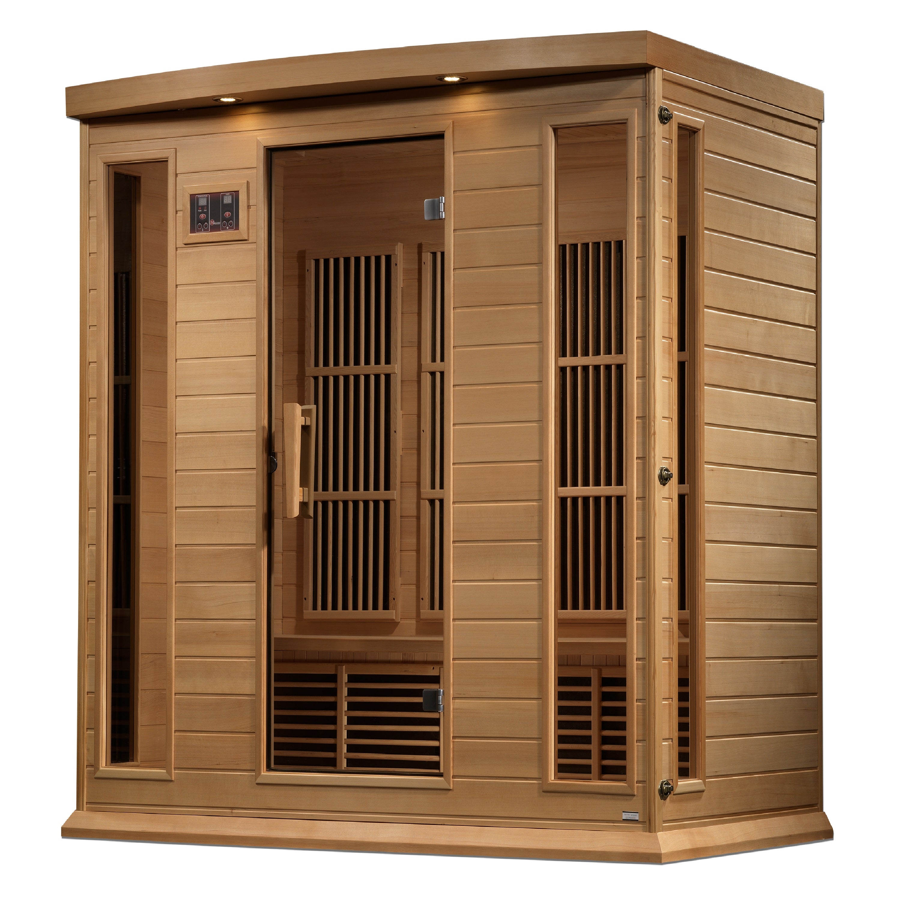 Maxxus 4-Person Near Zero EMF FAR Infrared Sauna (Canadian Hemlock)