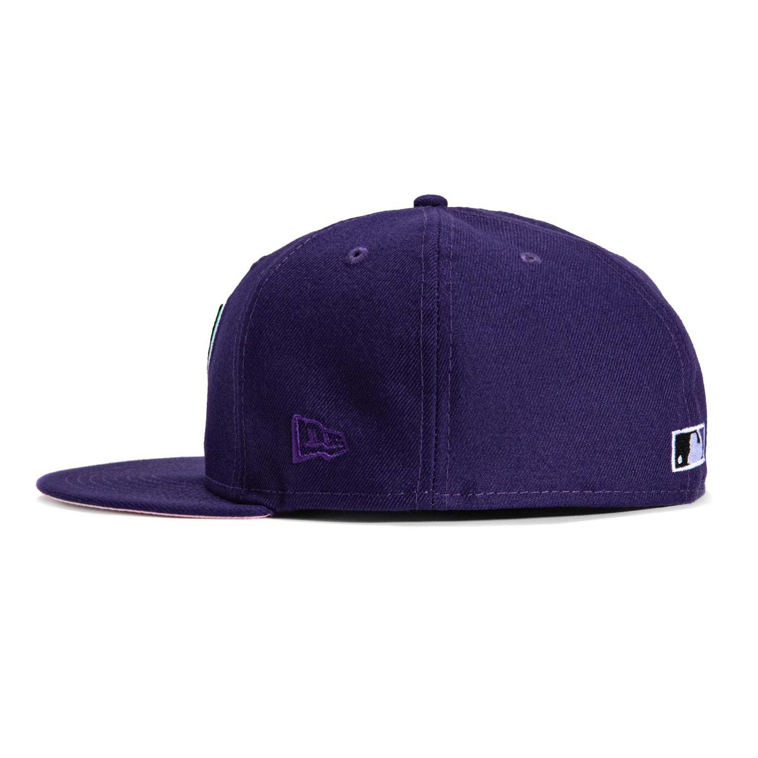 New Era 59Fifty Tampa Bay Rays Inaugural Patch Pink UV Hat - Purple