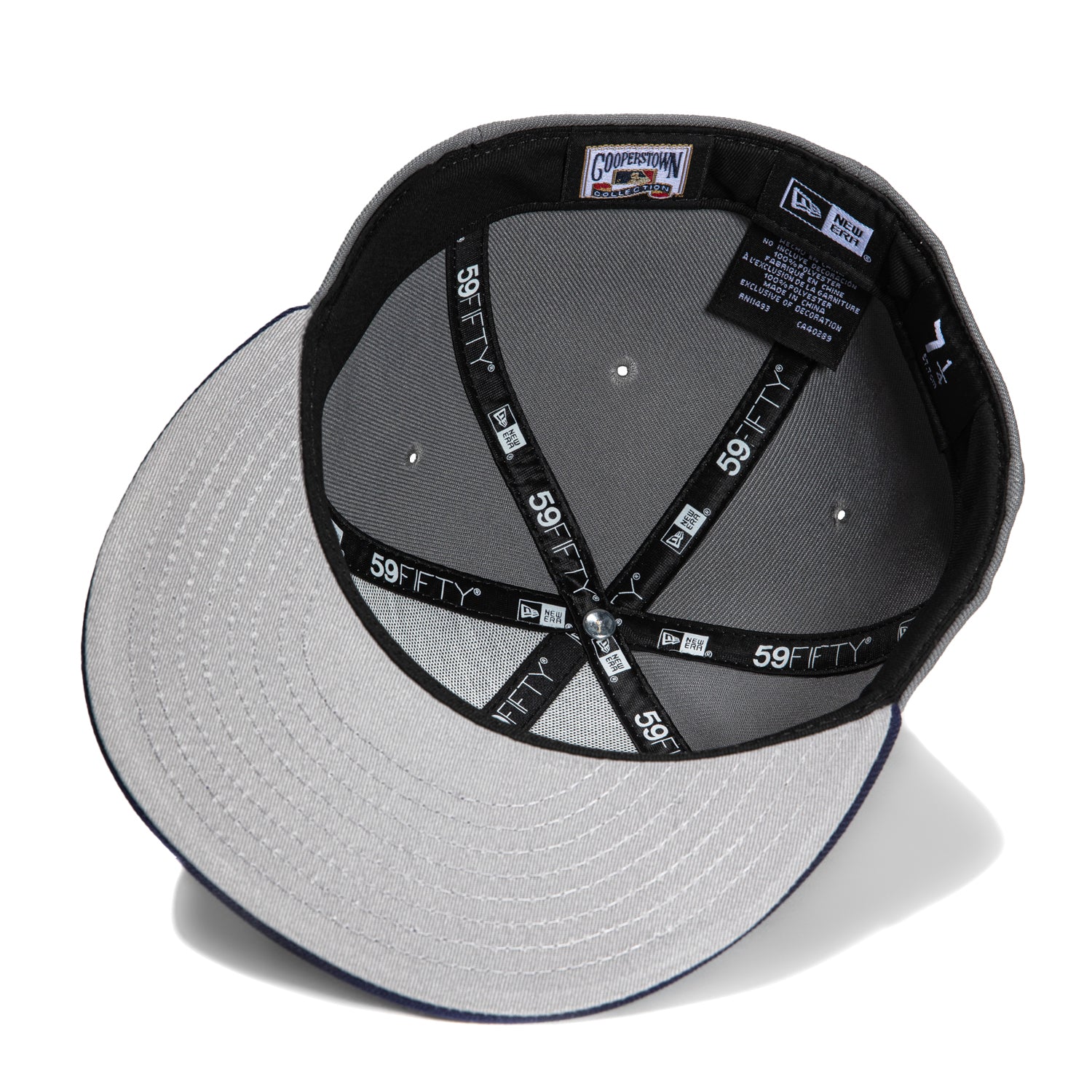 New Era 59Fifty Milwaukee Brewers Home to Heroes Patch Hat - Storm Grey, Light Navy