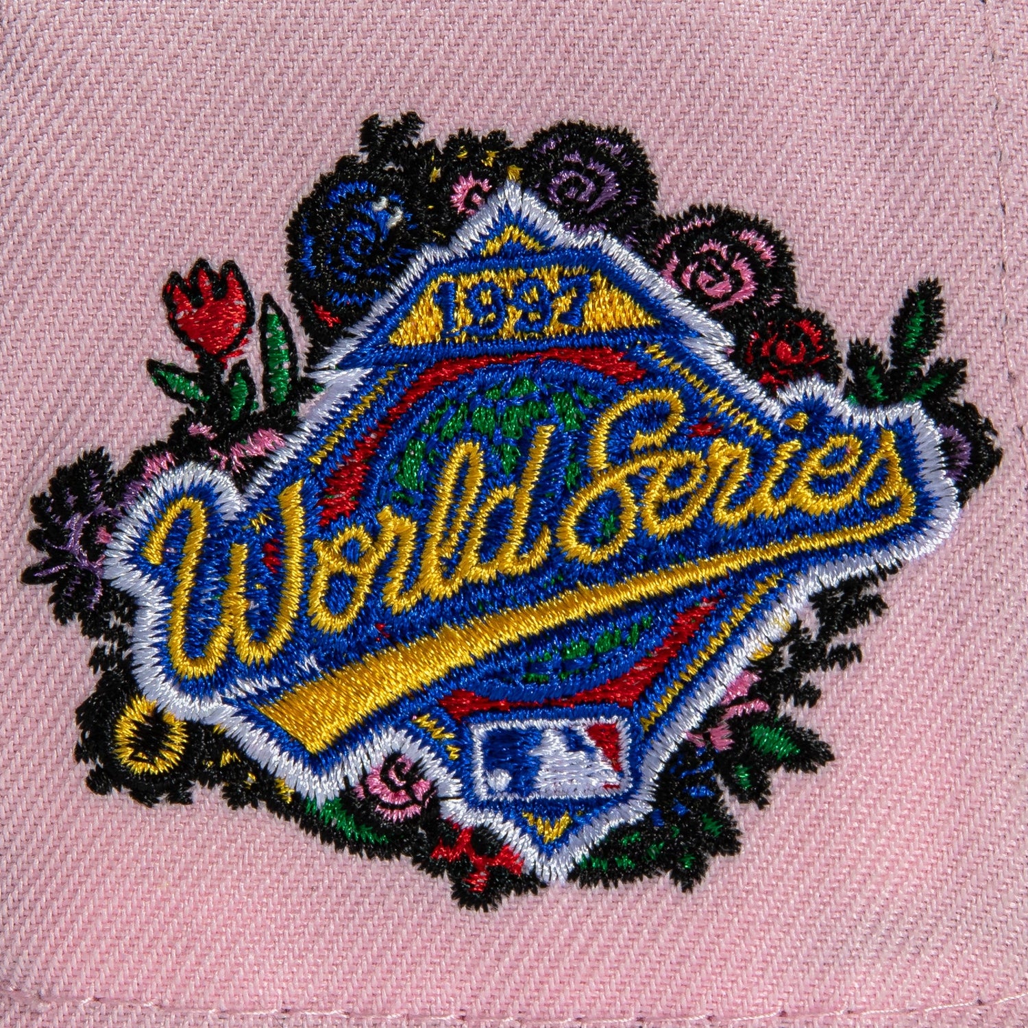 New Era 59Fifty Jae Tips Forever Miami Marlins 1997 World Series Patch Hat- Pink, Lime Green