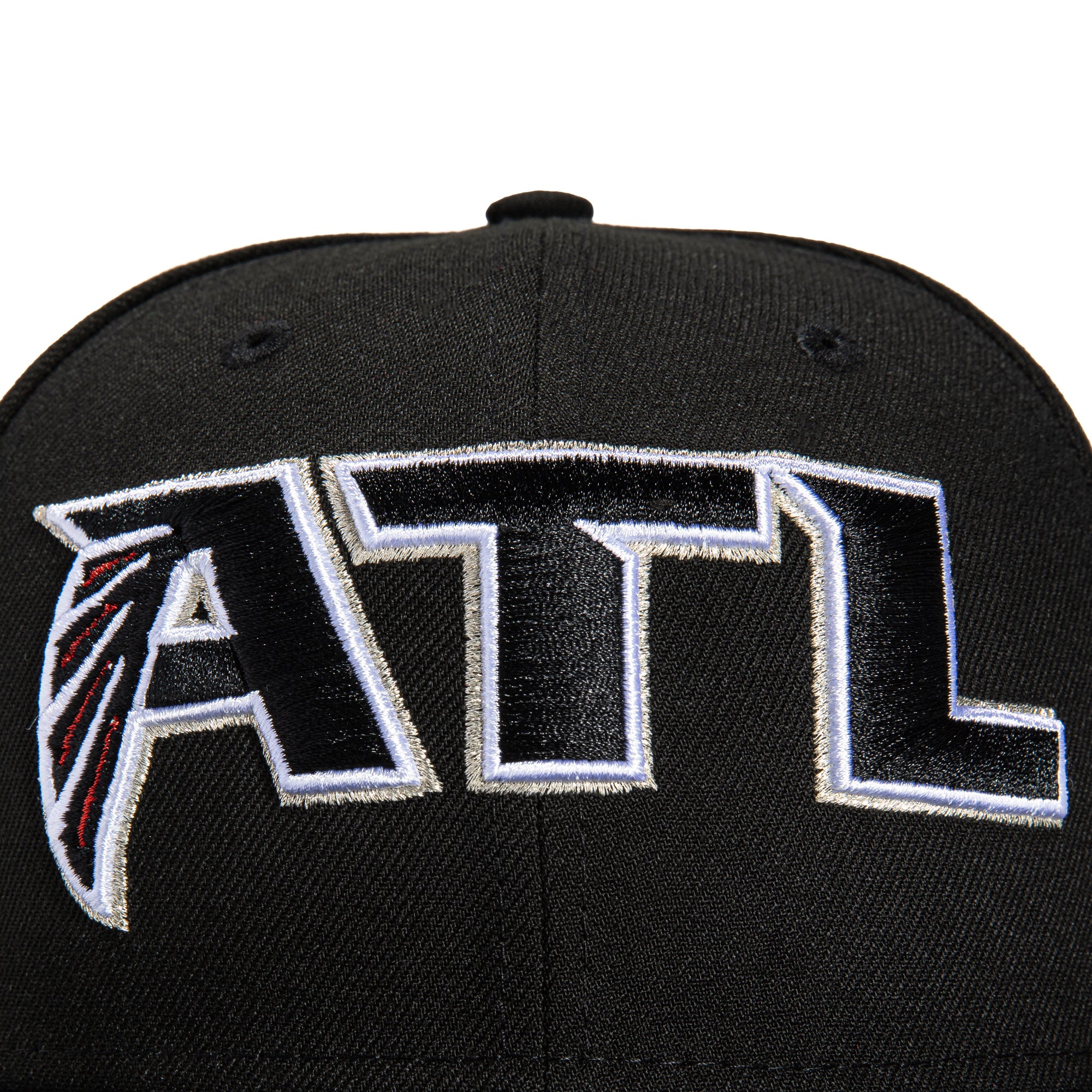 New Era 59Fifty Black Dome Atlanta Falcons 50th Anniversary Patch Hat -  Black