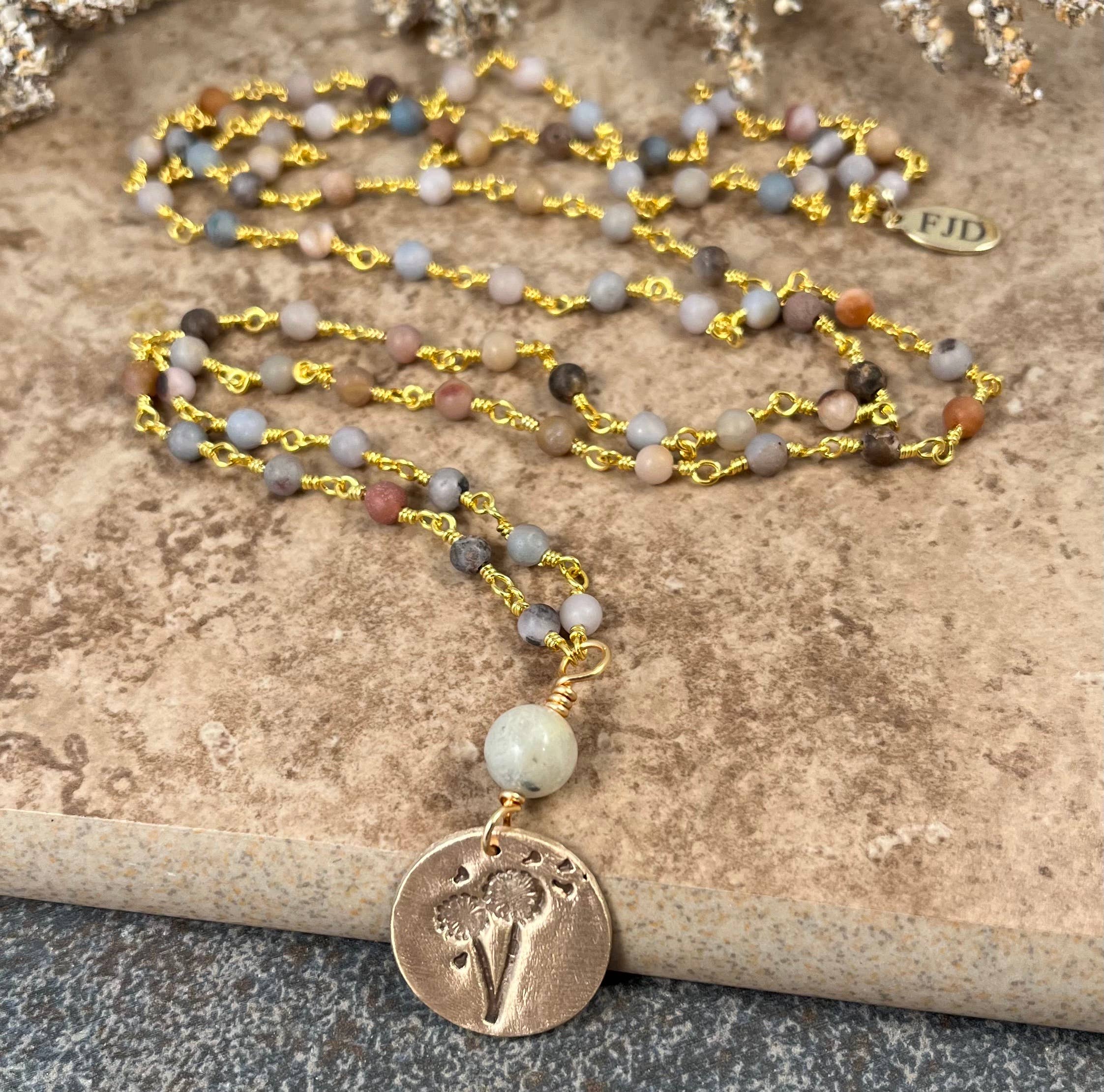 Felicity Jewelry Designs - Brynn - Dandelion Necklace