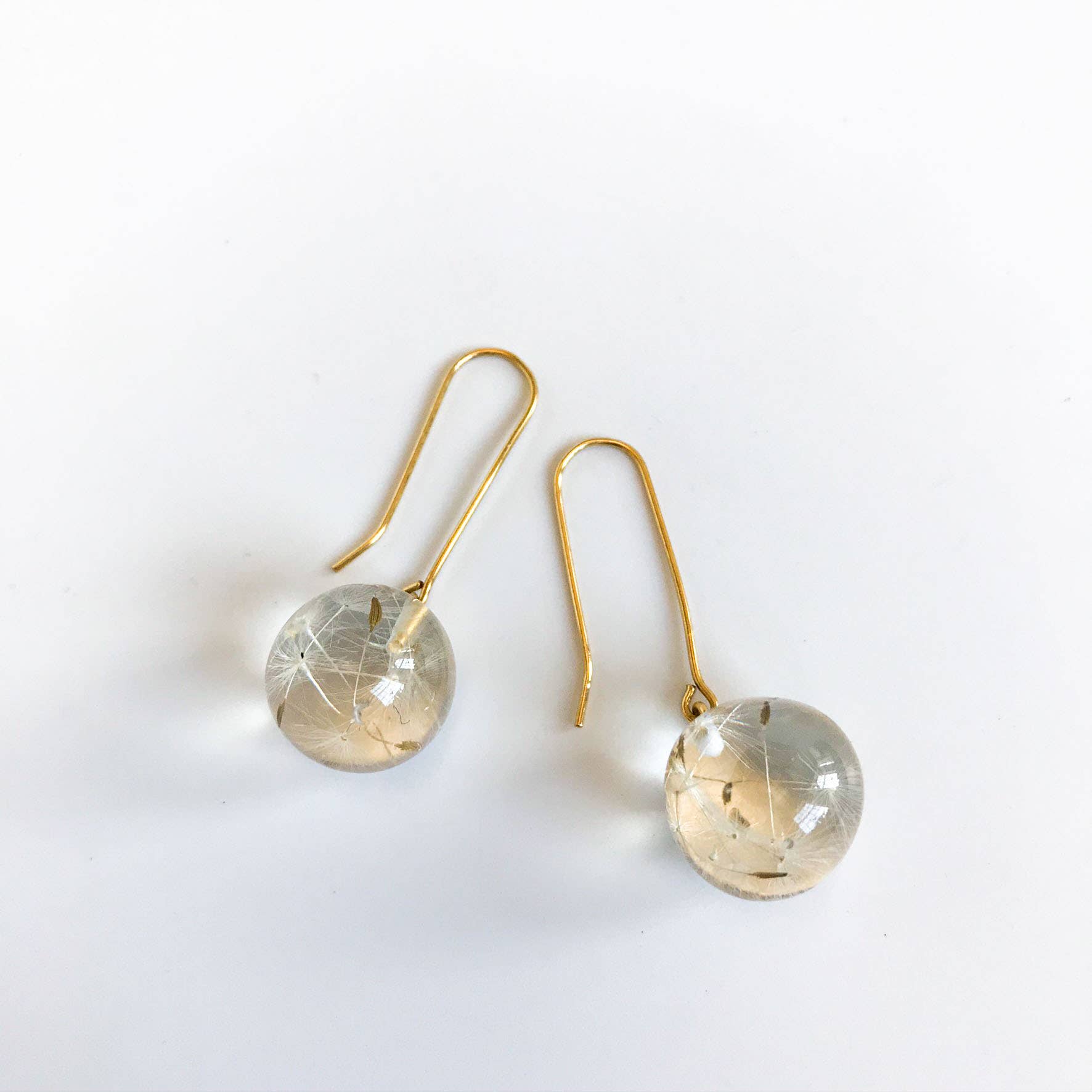 Belart - Botanical Mini Sphere Dandelion Earrings