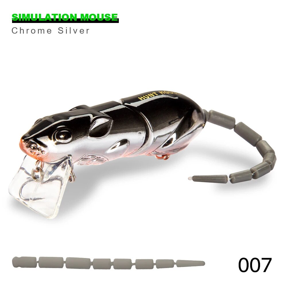 hunthouse Mouse Lure Swimbait Rat Fishing Bait Fishing Lure With Hook Fishing Tackle minnow crankbaits pike lure