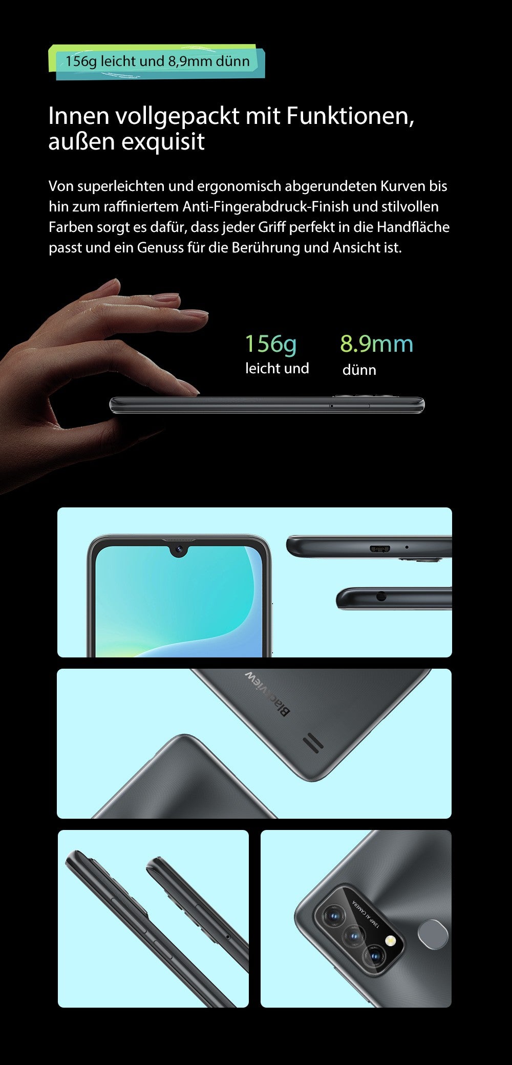 Blackview A50 Deutsch Visual