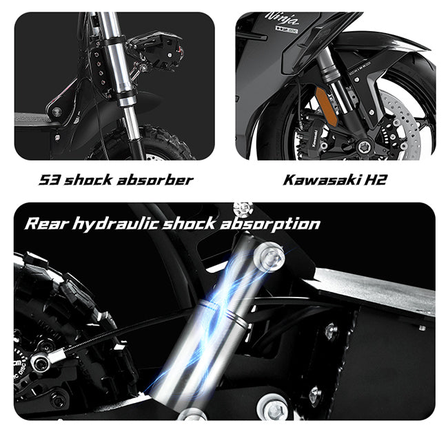 Rear Hydraulic Suspension Electric Scooter