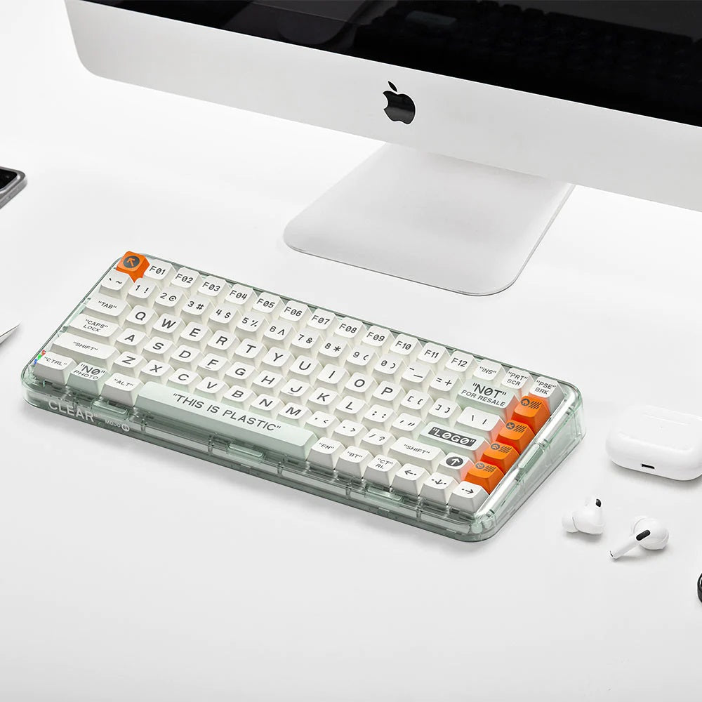 MelGeek Mojo84 Plastic Original RGB LED TKL Mechanical Keyboard