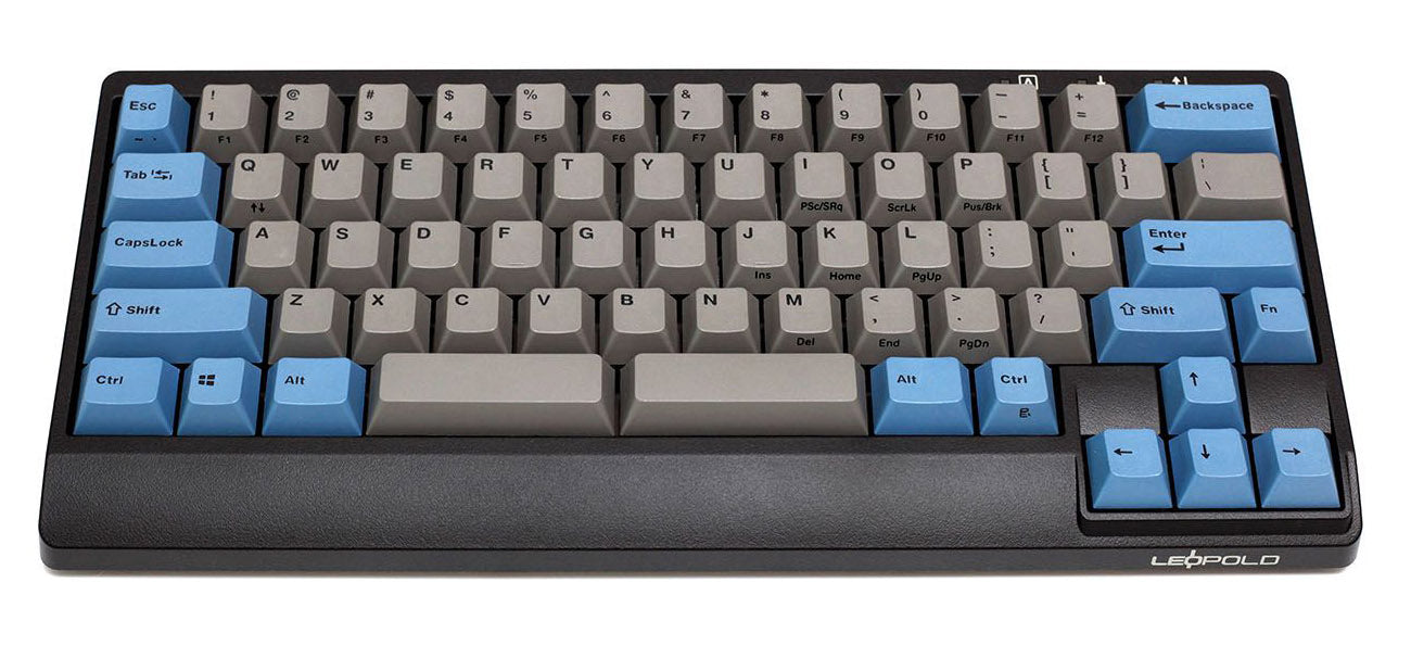 Leopold FC650MDS Blue/Grey PD 65% Double Shot PBT Mechanical Keyboard