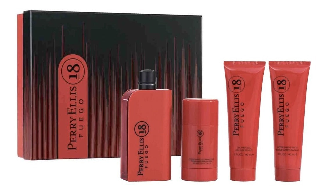 Set M Perry Ellis 18 Fuego 4 Pc