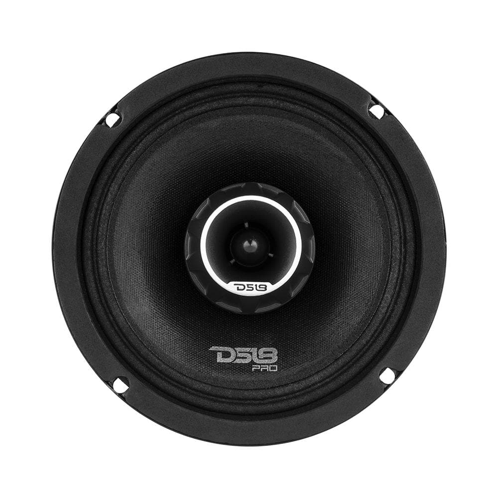 DS18 DS-PRO-ZT6 PRO-ZT 6.5 Inch Mid-Range Loudspeaker W/ Water resistance Cone Built-in Bullet Tweeter and Grill 450 Watts 4-Ohm DS18