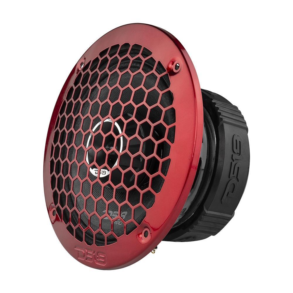 DS18 DS-PRO-ZT6 PRO-ZT 6.5 Inch Mid-Range Loudspeaker W/ Water resistance Cone Built-in Bullet Tweeter and Grill 450 Watts 4-Ohm DS18