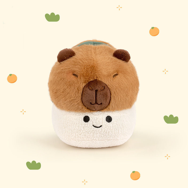Sushi Capybara Plush Toy
