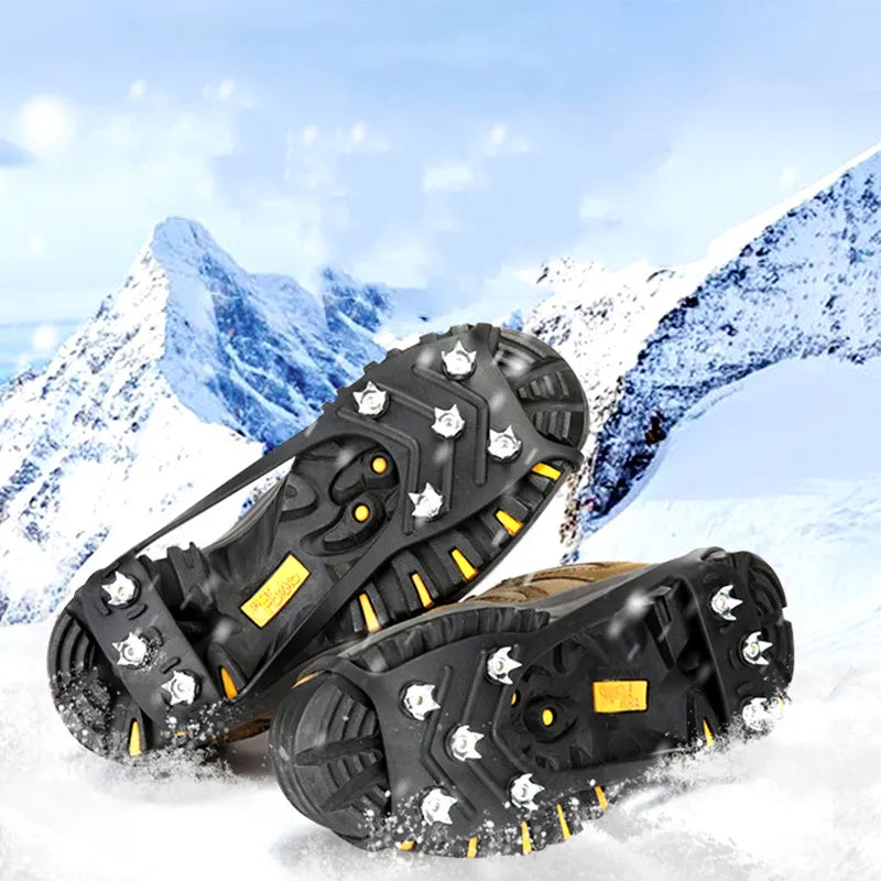 8 Teeth Climbing Crampons for Outdoor Winter Walk Ice Fishing Snow Shoes