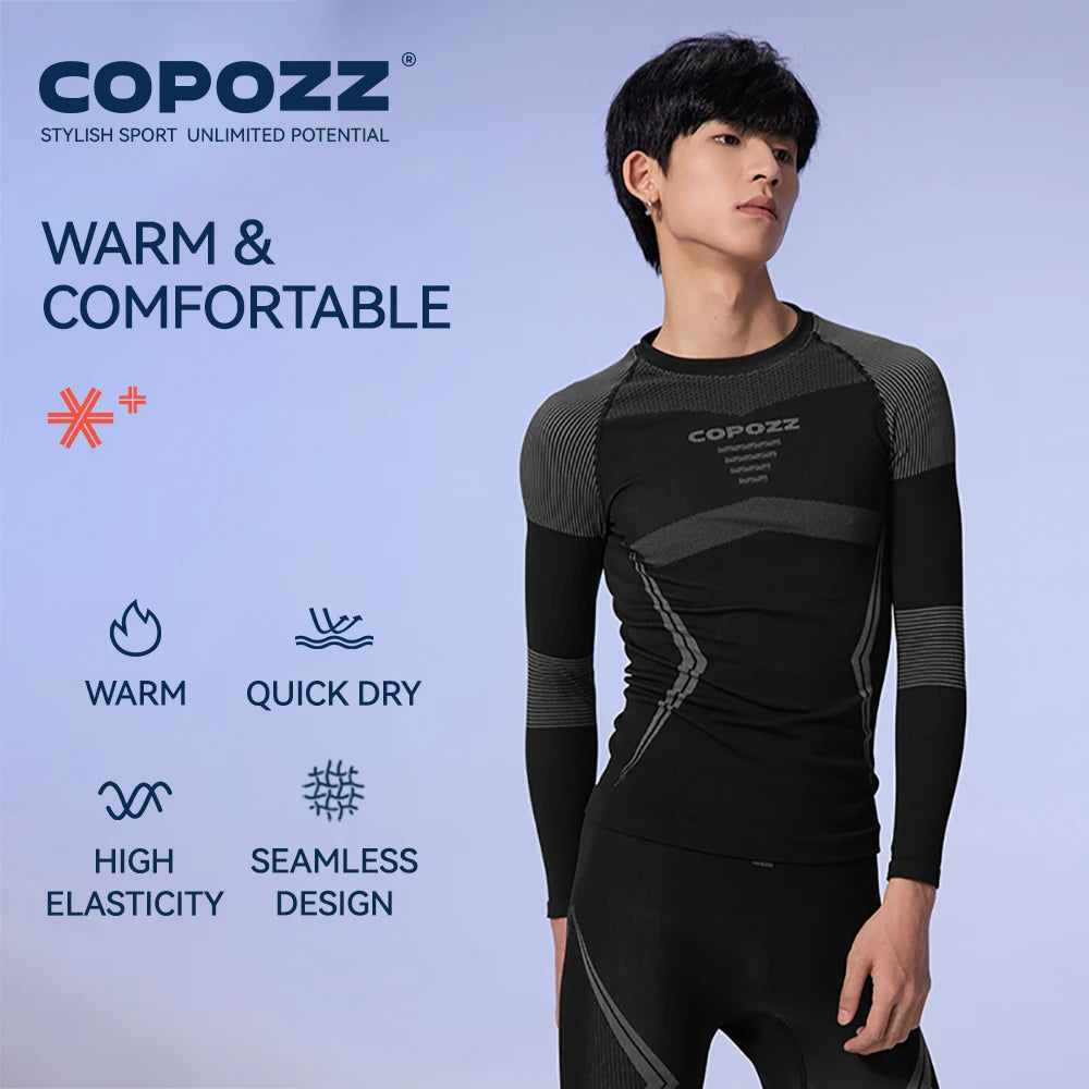 Ski Thermal Underwear Sets Quick Dry Functional Compression  Men Women