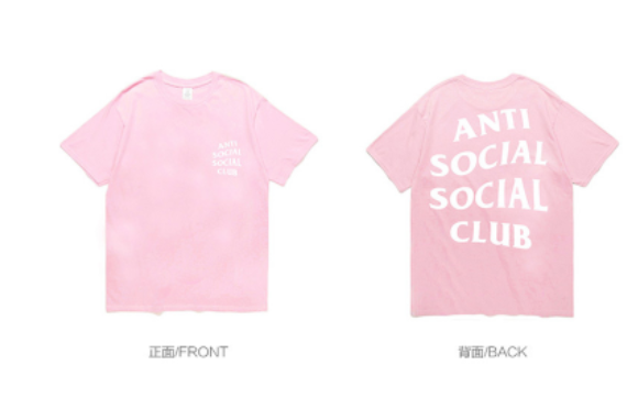 BTS x BT21 Anti Social Social Club Peekaboo T-Shirt