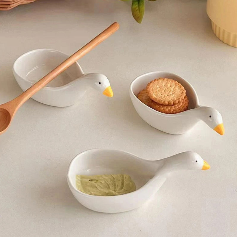 Yellow Duck Series Sauce Dish