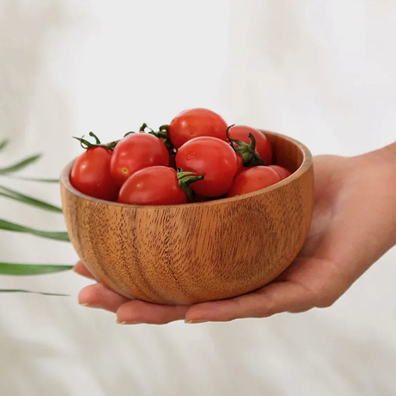 Acacia Oval Serving Bowls