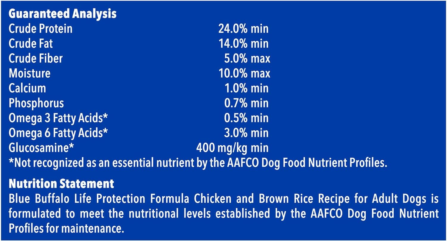 Life Protection Formula Chicken and Brown Rice Dry Dog Food for Adult Dogs, Whole Grain, 5 Lb. Bag