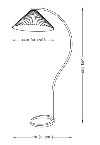 Caprani vloerlamp CAD