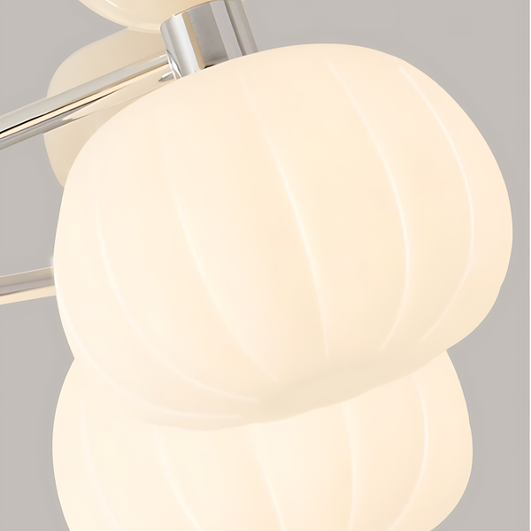 Lustre citrouille crème