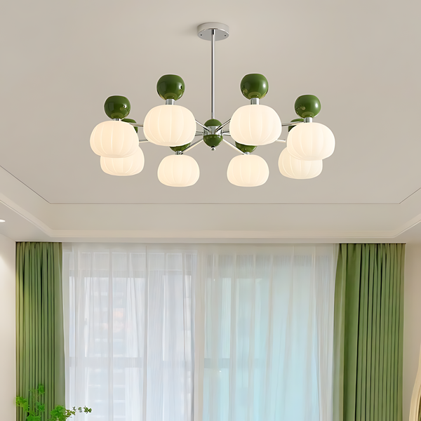 Lustre citrouille crème