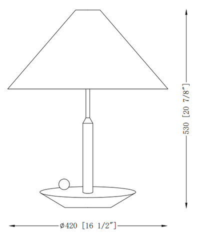 Little Eliah Table Lamp CAD
